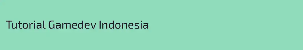 Tutorial Gamedev Indonesia